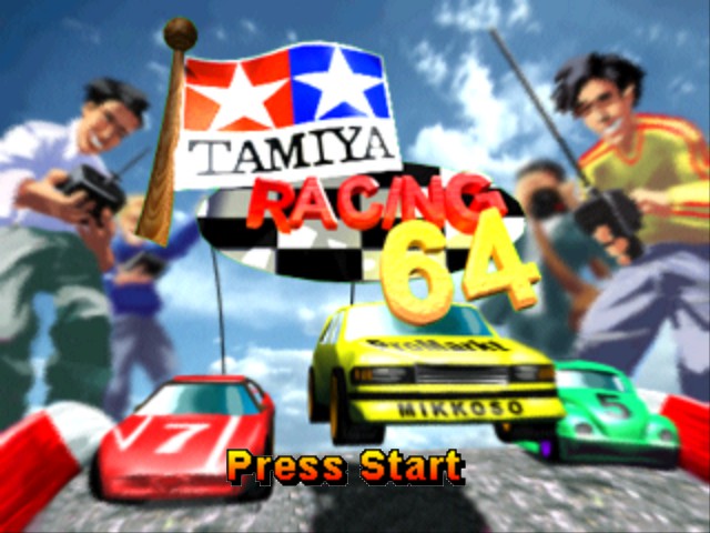 Tamiya Racing 64 (unreleased) Title Screen